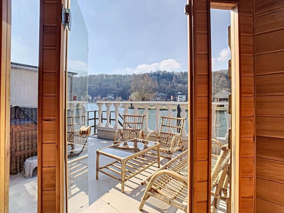 Yvoir Vue Sur Meuse Avec Jacuzzi Et Sauna Exterieur. المظهر الخارجي الصورة