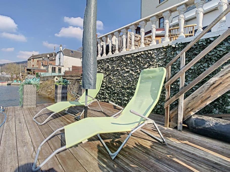 Yvoir Vue Sur Meuse Avec Jacuzzi Et Sauna Exterieur. المظهر الخارجي الصورة