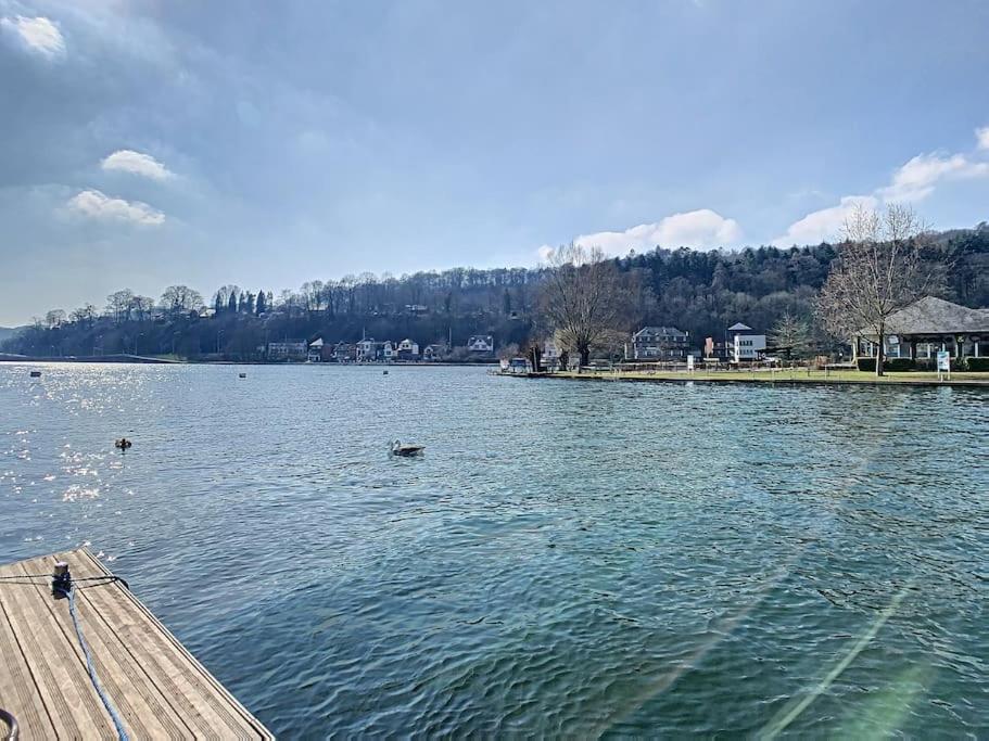 Yvoir Vue Sur Meuse Avec Jacuzzi Et Sauna Exterieur. المظهر الخارجي الصورة