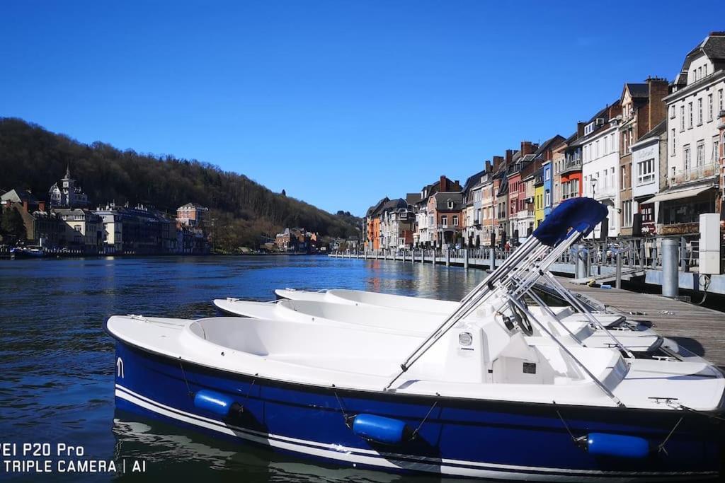 Yvoir Vue Sur Meuse Avec Jacuzzi Et Sauna Exterieur. المظهر الخارجي الصورة